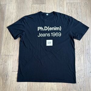 Vintage GAP Black Short Sleeve Tee Size XL